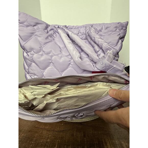 Betsey Johnson Quilted Heart Travel Tote Set - Picture 7 of 13